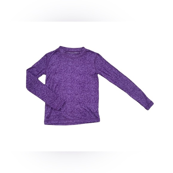 Athletic Works Size XS, 4-5, Purple Long Sleeve Tee - Picture 1 of 4